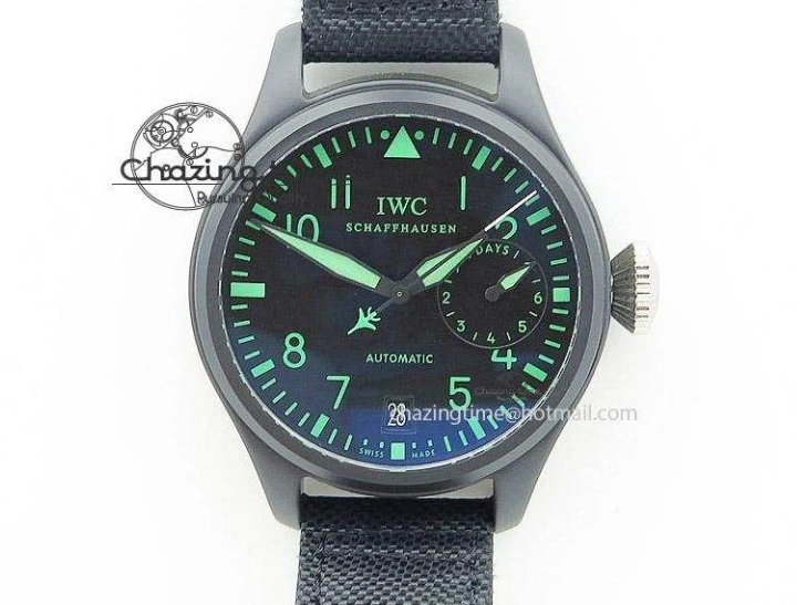 MIROTIME 0824 Stretchable Pilot Chrono 2016 IW377719 ZF 1:1 Best Edition Gray Dial on SS Bracelet A 7135